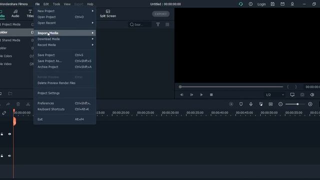 How to Import a Folder in Wondershare Filmora смотреть онлайн