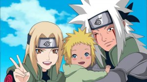 Джирайя встретил отца Минато во время путешествия - Клан Намиказе в Аниме Боруто l Наруто