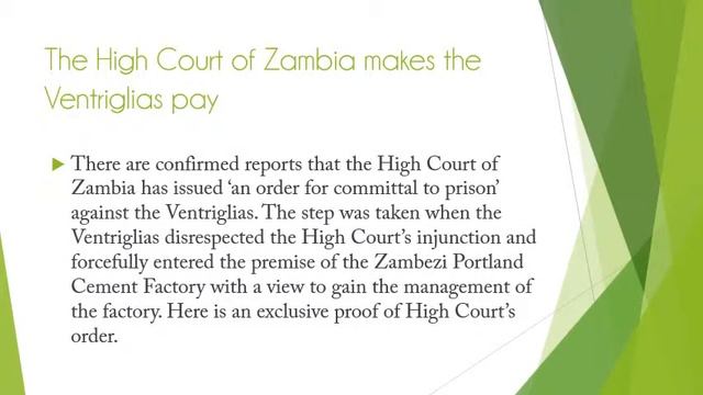 The Ventriglias Family Attacks Zambezi Portland Cement Factory April 2015 смотреть онлайн