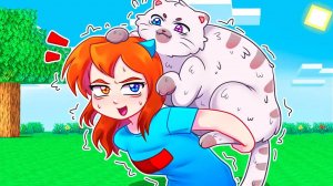 😨 Майнкрафт но Я Стал ПОМОЩНИКОМ ТОЛСТЫМ КОТОМ!