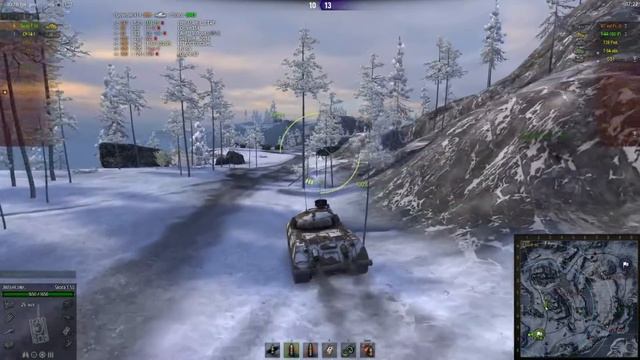 Škoda T 50. Потная катка вышла,но ничего,затащил!!! Лучший бой World of Tanks смотреть онлайн