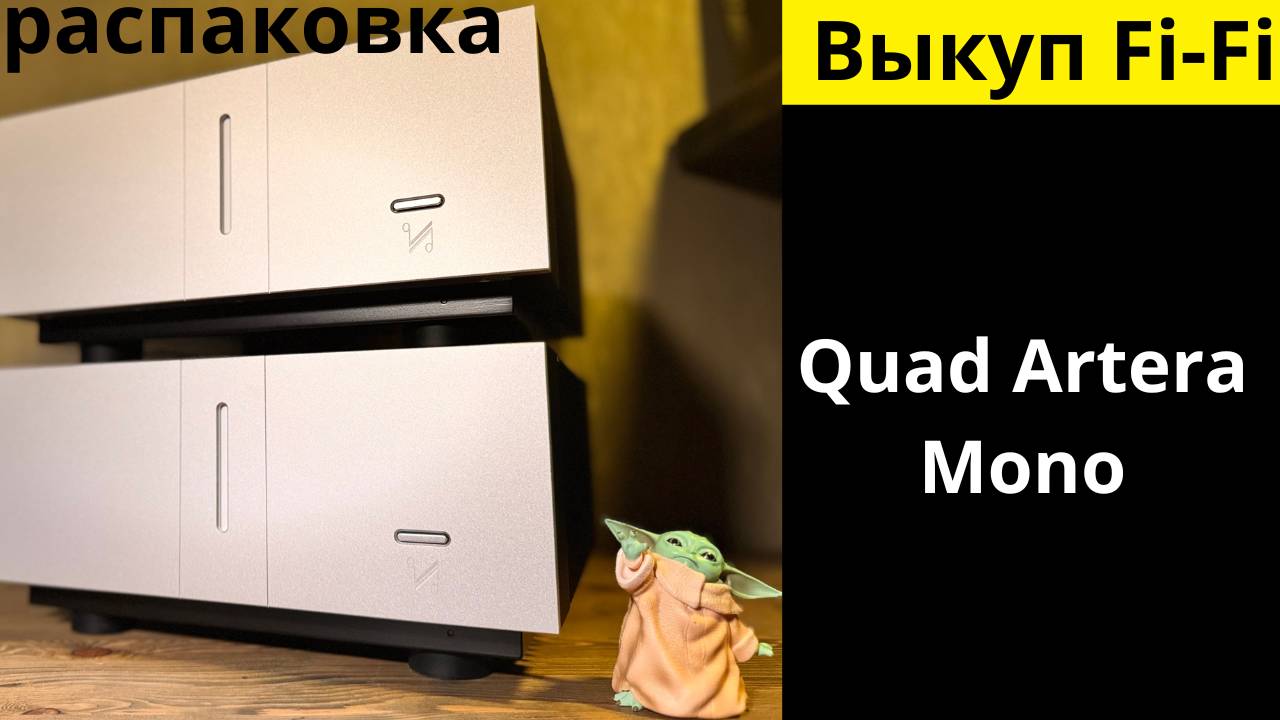 Распаковка Quad Artera Mono— моноусилитель мощност смотреть онлайн