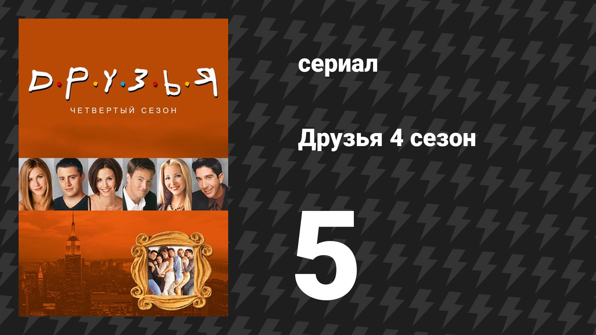 Друзья 4 сезон 5 серия Эпизод с новой подругой Джо сериал 1997