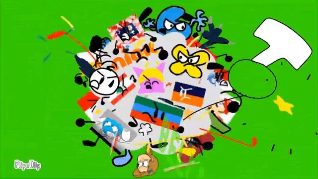 Fight Cloud Green screen But A Lot of Many Stuffs (FREE TO USE) смотреть онлайн