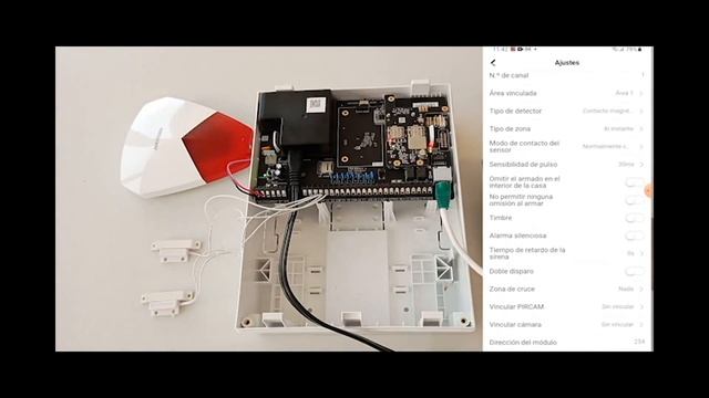 Panel de Alarma DS-PHA64-LP Configuración de Zonas смотреть онлайн