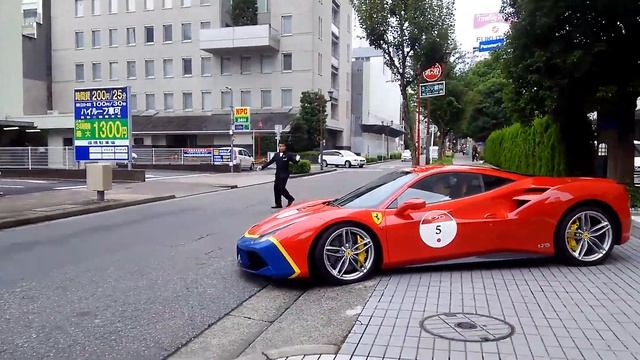 Ferrari 488 GTB - Ferrari 290 MM(1956) - Tailor-Made Model - Engine Sounds смотреть онлайн