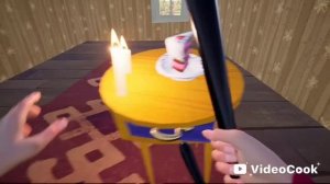 Где находятся все кусочки торта в привет сосед акт 3.