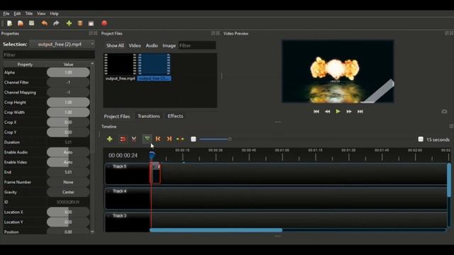 REMOVING Renderfoerest Watermark using OPENSHOT VIDEO EDITOR смотреть онлайн