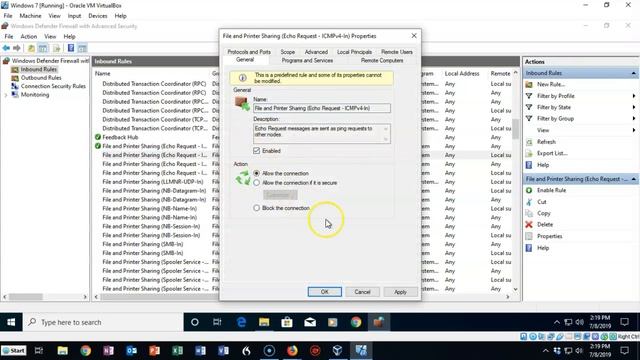 Allow PING for and Windows 10 смотреть онлайн