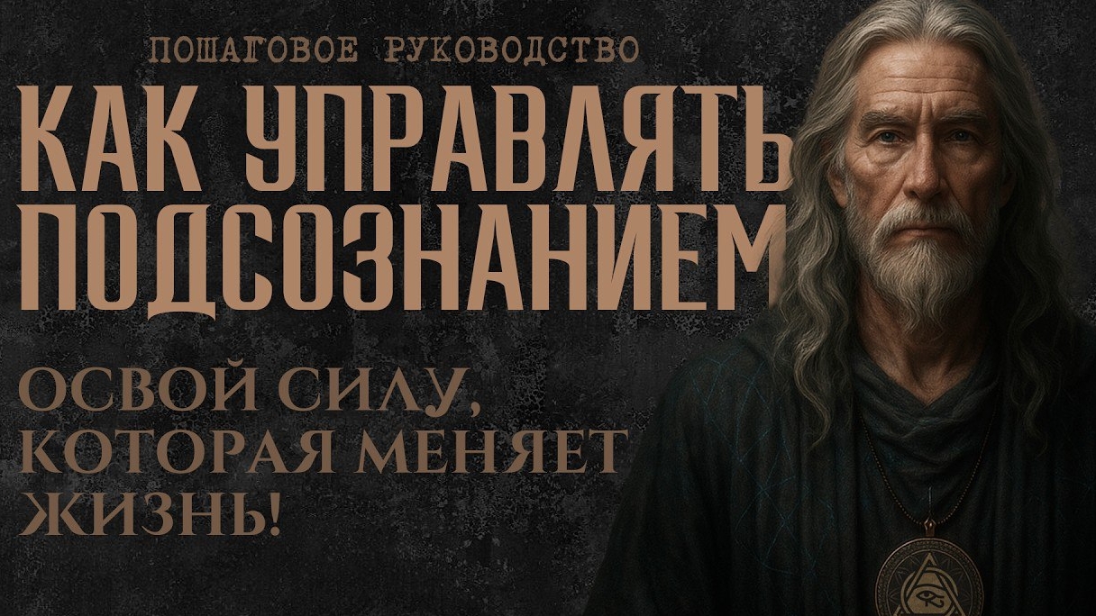 ℹ️ КАК УПРАВЛЯТЬ ПОДСОЗНАНИЕМ — ПОШАГОВОЕ РУКОВОДСТВО смотреть онлайн