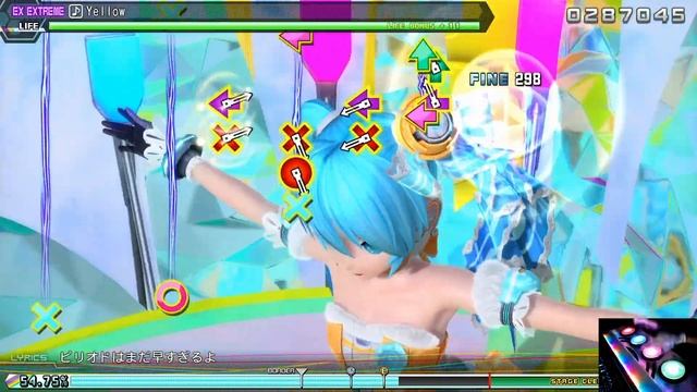 | ARCADE CONTROLLER | Yellow |Project DIVA Future Tone DX | EX EXTREME PERFECT| смотреть онлайн