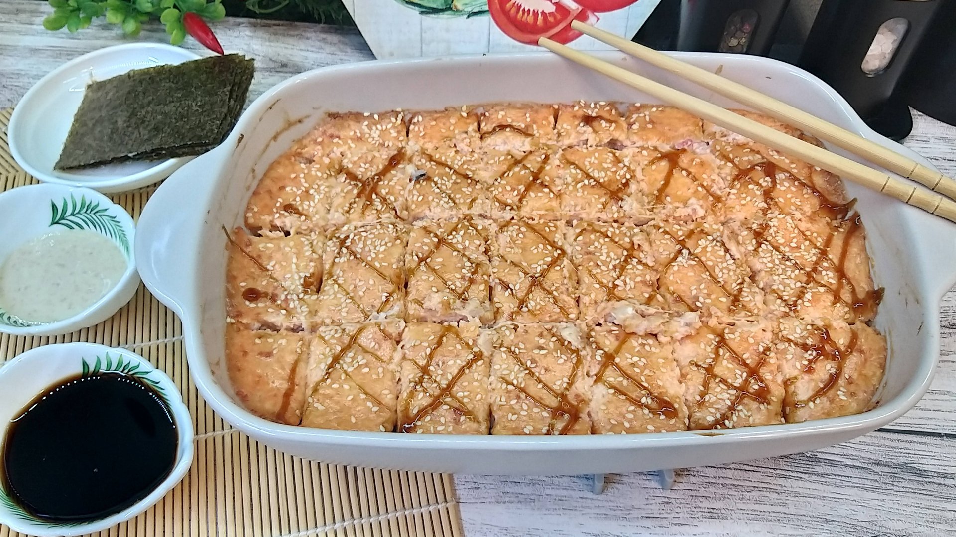 Ленивые Запеченные Роллы Sushi Bake Суши Запеканка за 20 минут как в ресторане смотреть онлайн