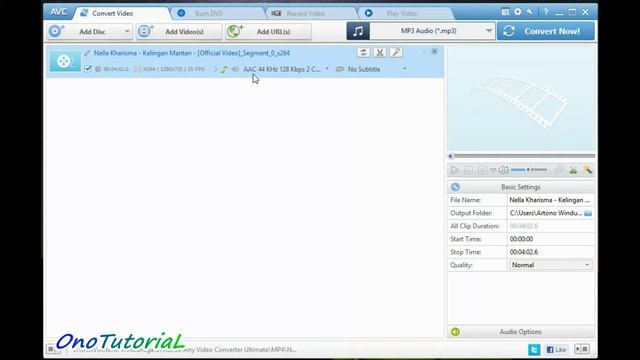Cara Menggabungkan Video dengan Audio Mp3 - Menggunakan Any Video Converter смотреть онлайн