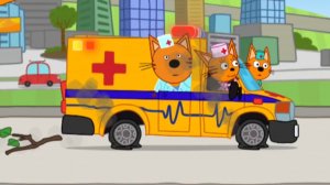 Три кота Доктор. Больница игра мультфильм