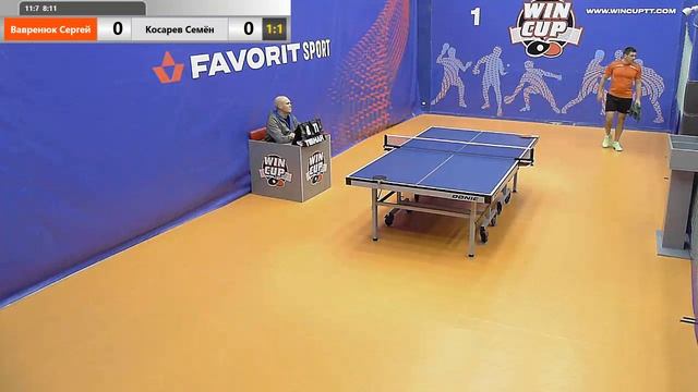 Вавренюк Сергей 3-1 Косарев Семён  Турнир Восток 4  WIN CUP 26.11.2019 Эфир Прямой