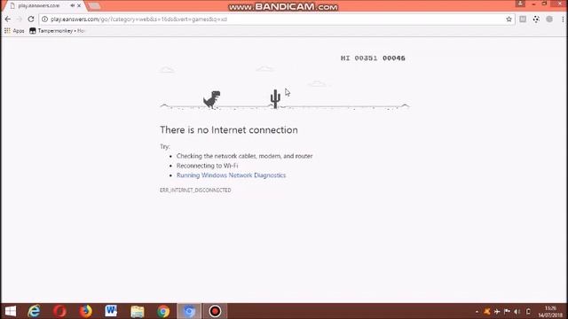 Bermain Game Dino Di Google. No Internet!!! I #StevanGaming I смотреть онлайн