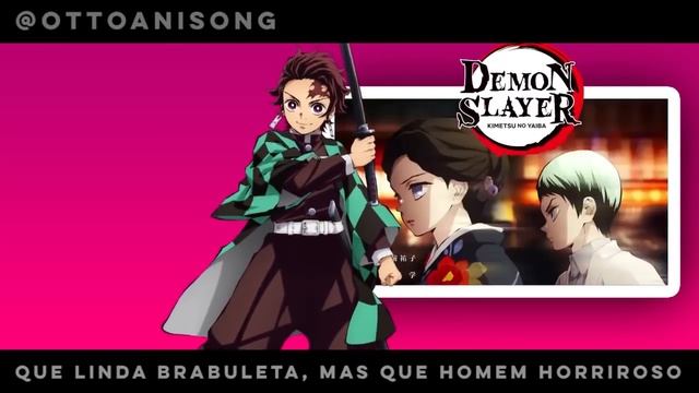 Demon Slayer (Kimetsu no Yaiba) - ABERTURA LITERAL EM PORTUGUÊS ・ Gurenge смотреть онлайн