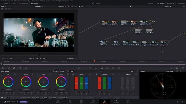 Recreating Hollywood Blockbuster look in Davinci Resolve 16 смотреть онлайн