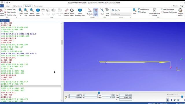SOLIDWORKS CAM NC Editor and G-Code Visualization | Aiman Al-Allaq смотреть онлайн