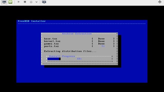 FreeBSD 10/i386 installation on KVM/Linux amd64 смотреть онлайн