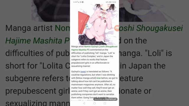 Manga Creator Nomio Gyūnyū Comments on Difficulty in Publishing 'Loli' Content смотреть онлайн