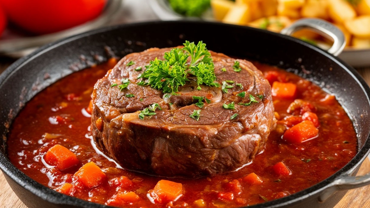 Готовим испанское блюдо из говядины, Оссобуко. смотреть онлайн