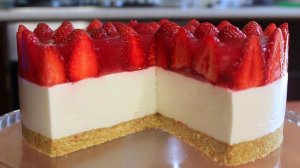 КЛУБНИЧНЫЙ 🍓 ЧИЗКЕЙК БЕЗ ВЫПЕЧКИ