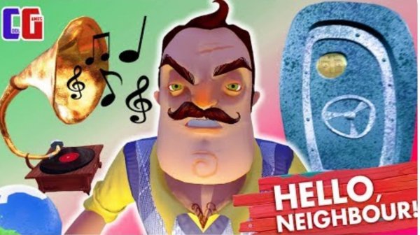 Hello Neighbor НОВЫЕ СЕКРЕТЫ ПРИВЕТ СОСЕД Замороженный глобус гитара и граммофон Прохождение АКТ 3