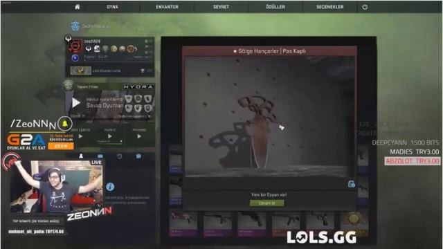 ZeoNNN Yeni Kasadan Bıçak Çıkartıyor!!!!! смотреть онлайн