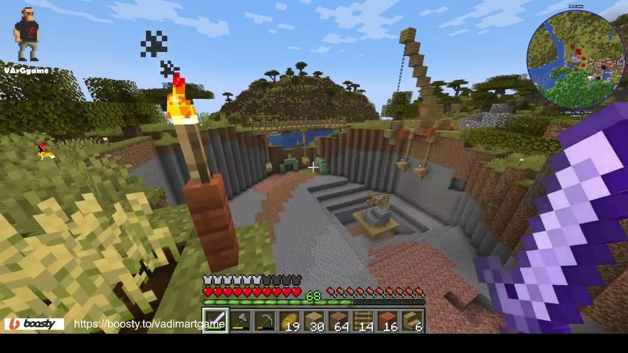 #minecraft | Расслабленная игра #3 УЛУЧШЕНИЕ КАРЬЕРА