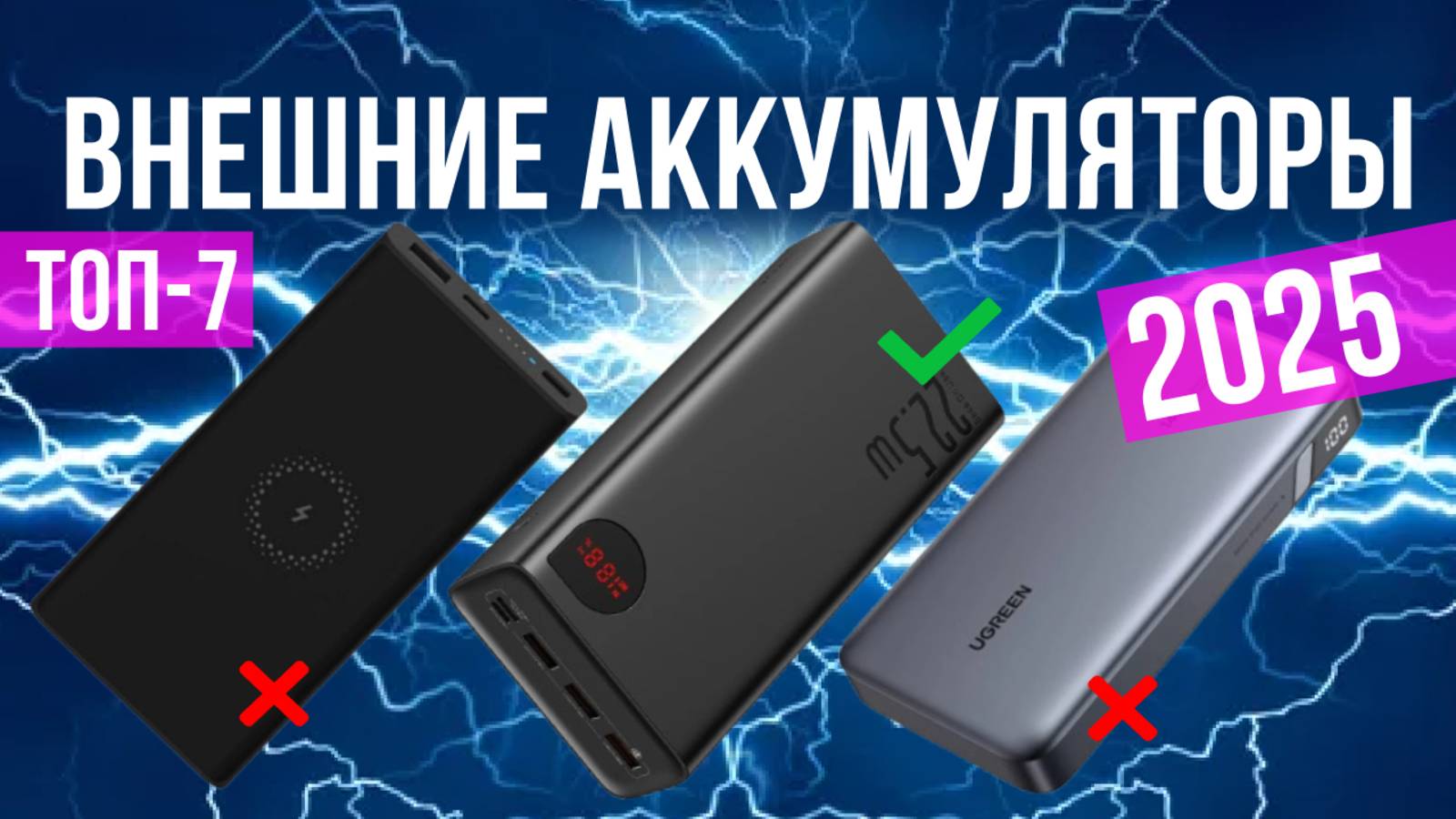 Рейтинг лучших внешних аккумуляторов: ТОП-7 моделей для покупки 2025 года смотреть онлайн