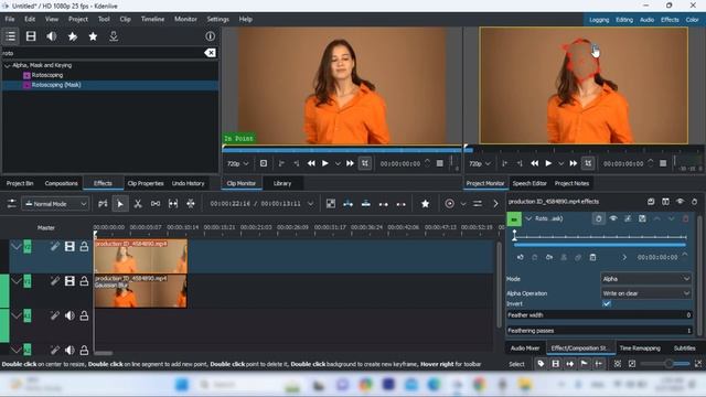 How to use face tracking motion blur | kdenlive editing playlist | sinhala tutorial смотреть онлайн