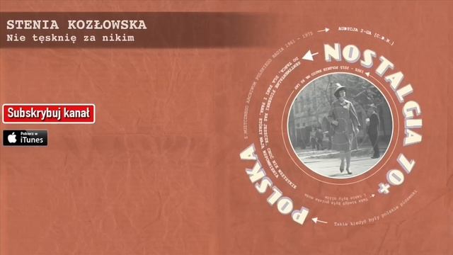Stenia Kozłowska -  Nie Tęsknię Za Nikim