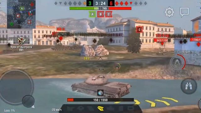 Играем на новом леопарде пта Leopard P T A WOT blitz взвод игра смотреть онлайн