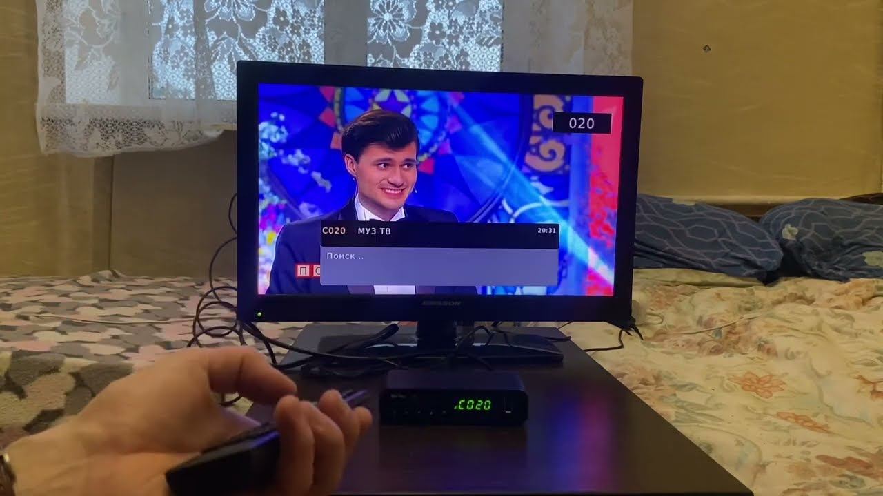 Настройка приставки Barton TH563 и телевизора Erisson 19LES66 смотреть онлайн