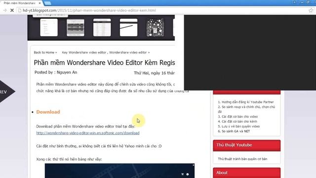 Wondershare Video Editor Key Register | HD-YT.Blogspot.Com смотреть онлайн