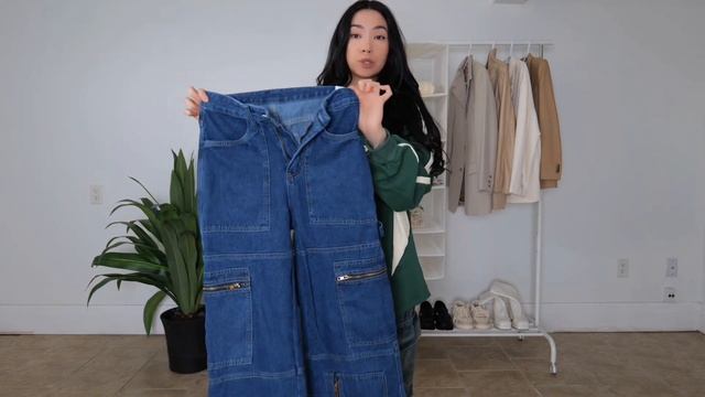Top Affordable Baggy Jeans Try-On Haul from ROMWE | Must-Have Styles Under $30! 👖 | BACK TO SCHOOL смотреть онлайн