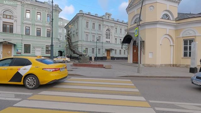Москва, улица Солянка. Moscow, Solyanka Street.
