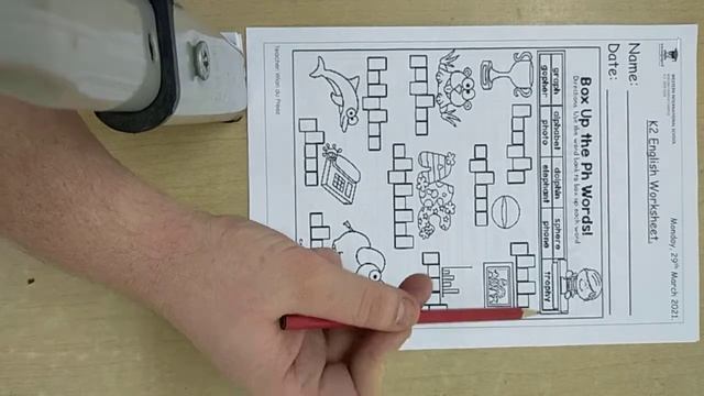 K2 Words with ph Worksheet 2 смотреть онлайн