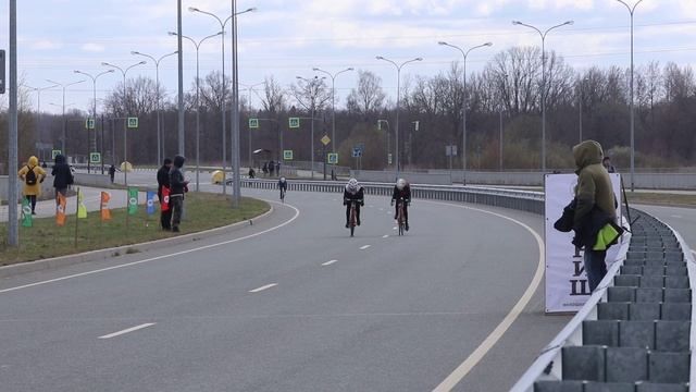 06.04.2025. Первенство Калининграда по велоспорту, групповая гонка, девочки 2013-2014 г.р., 20 км.