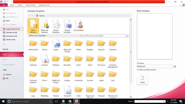 What Is Database and How To create Database In MS Access 2010 || MS Access me database kaise banaye смотреть онлайн