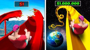 Прокачал водную горку за $1 до Водной горки за $1.000.000 в ГТА 5 Онлайн (GTA 5 Online)