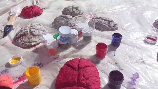 Жуки из цемента для сада. смотреть онлайн