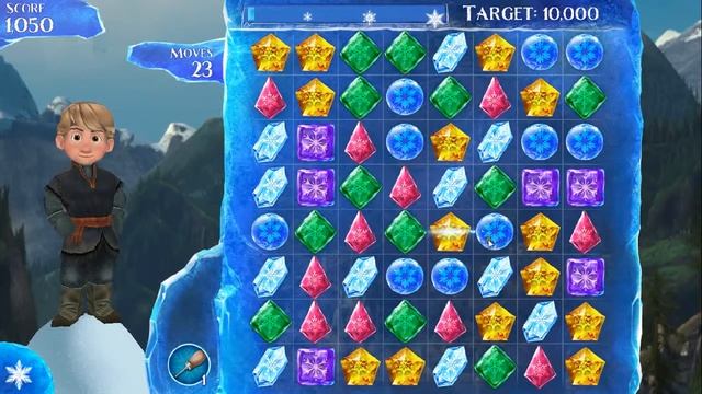 💝 Disney Frozen Game: Frozen Free Fall Level 1-8 Kids Play Set смотреть онлайн