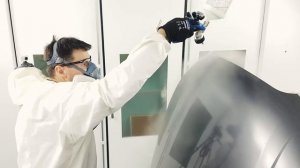 Тест краскопульта Devilbiss DV1 B+ HVLP часть 2 тест