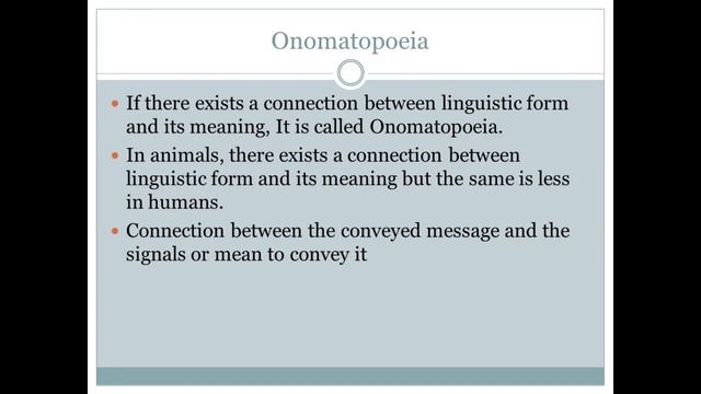 Human and Animal Language