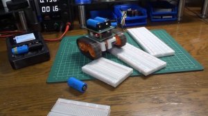 Mini Tank Test④【WeMos D1 Mini(ESP8266)】