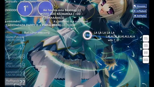 Osu! Nightcore - Pinball смотреть онлайн