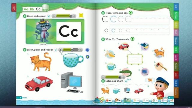 The Alphabet | Oxford Phonics World 1 Unit 1 : page 8 & 9 смотреть онлайн