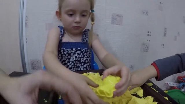 кинетический песок.Играем со свинкой Пеппой. the kinetic sand.SHOW Don Makaroni & Adelina смотреть онлайн